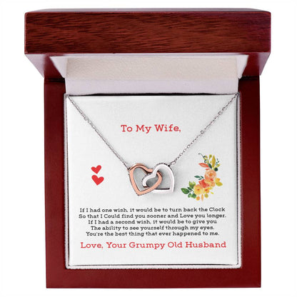 Old Man'S Wife - Interlocking Heart Necklace Interlocking Hearts Necklace