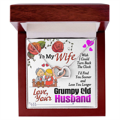 Old Man'S Wife - Interlocking Heart Necklace Interlocking Hearts Necklace