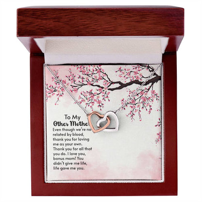To My Mother - Interlocking Hearts Necklace