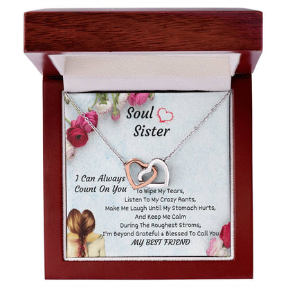 Soul Sister Interlocking Heart Necklace Interlocking Hearts Necklace