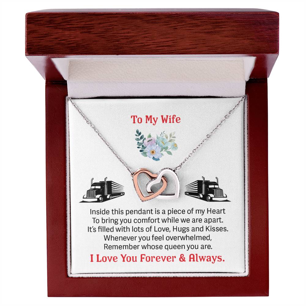 Trucker'S Wife - Interlocking Heart Necklace Interlocking Hearts Necklace