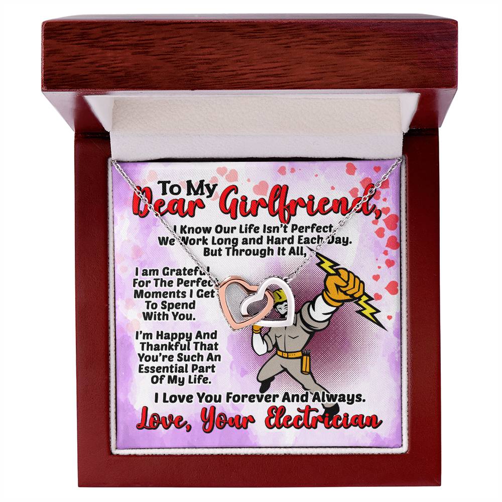 Electrician'S Girlfriend- Interlocking Heart Necklace Interlocking Hearts Necklace