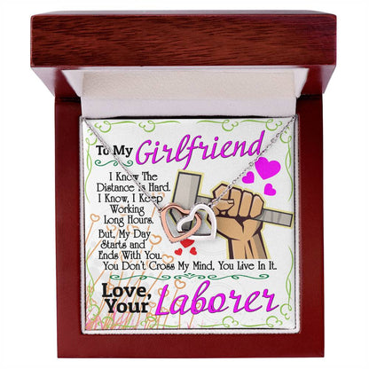 Laborer'S Girlfriend - Interlocking Heart Necklace Interlocking Hearts Necklace