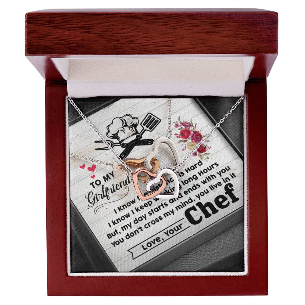 Chef'S Girlfriend-Interlocking Heart Necklace Interlocking Hearts Necklace