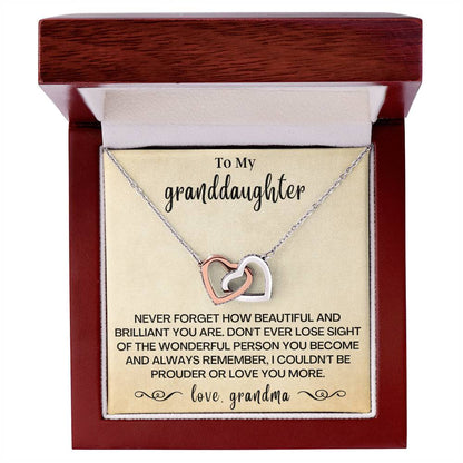 Happy Birthday Or Just To Say I Love You - Two Hearts Necklace Interlocking Hearts Necklace