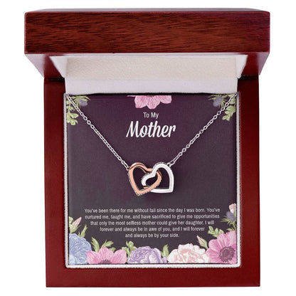 Interlocking Hearts Necklace For Mother