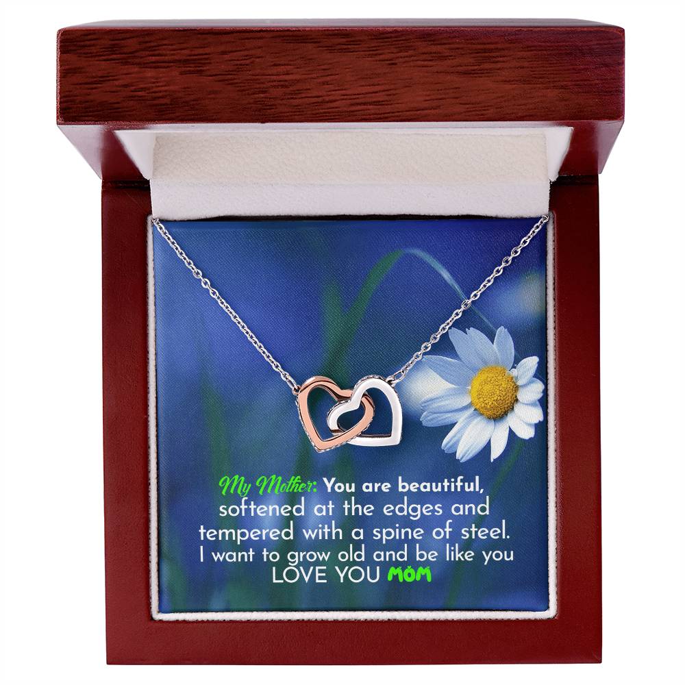 Mothers Day Gift From Daughter Son - Mother Necklace Gifts For Mom Mom Necklace Interlocking Hearts Interlocking Hearts Necklace