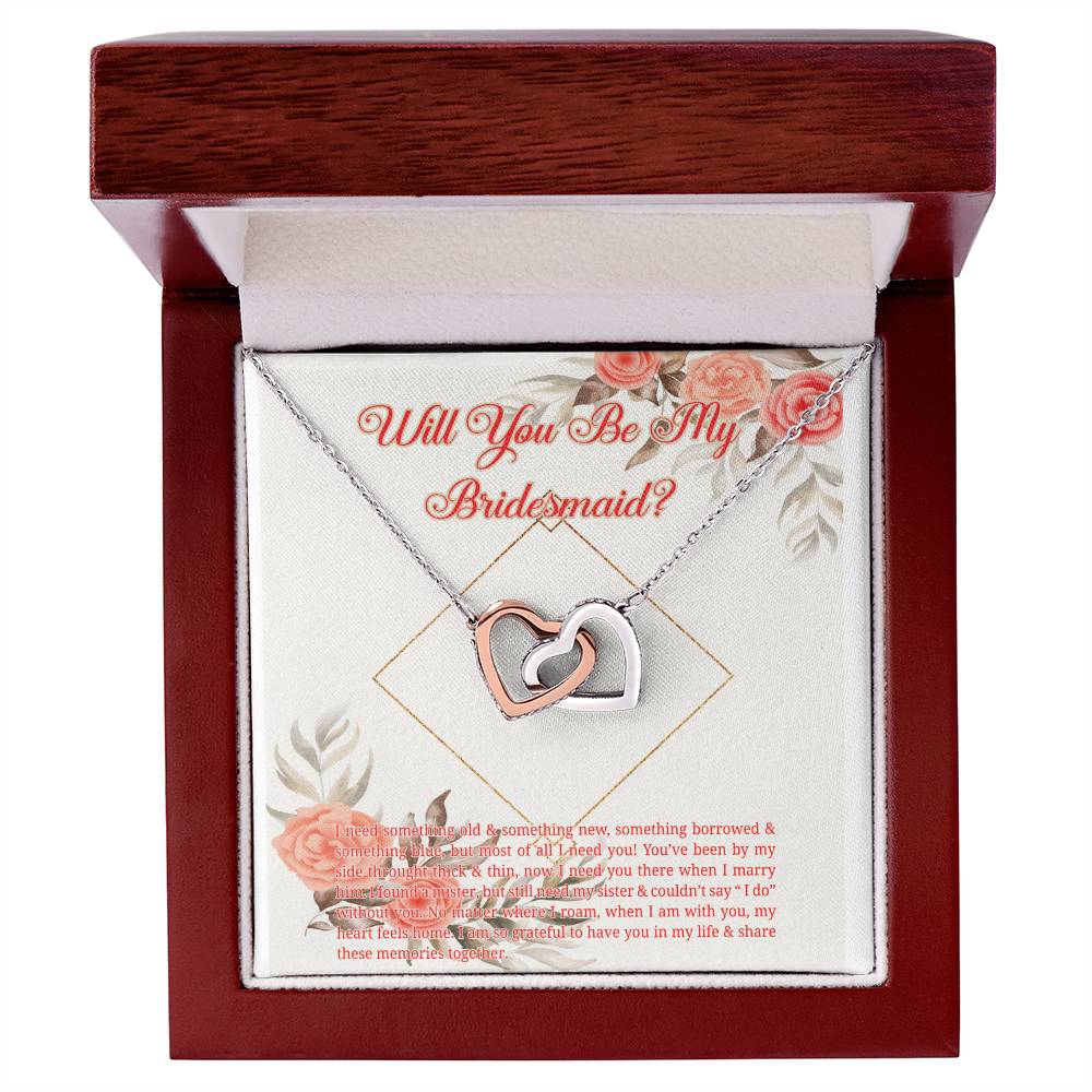 Interlocking Hearts Bridesmaid Necklace Gift Perfect Us Gifts Interlocking Hearts Necklace