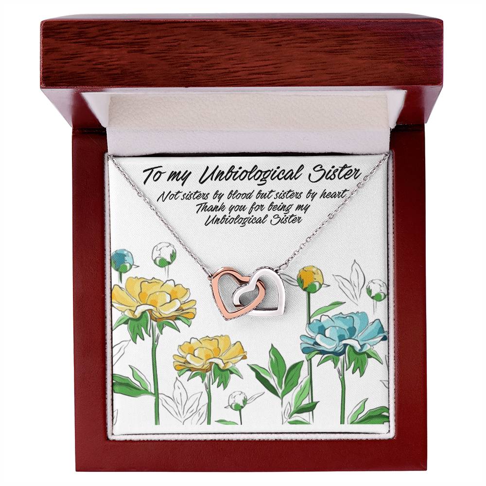 My Unbiological Sister Interlocking Hearts Necklace