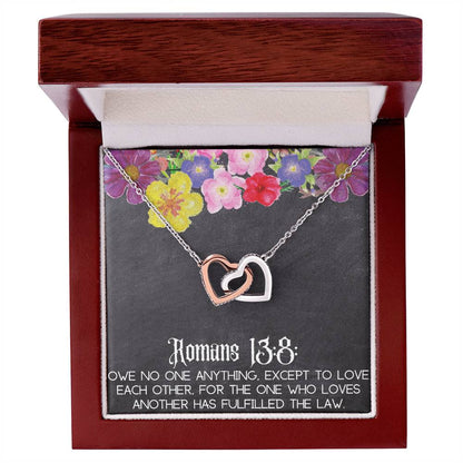 Interlocking Heart - Love Each Other Interlocking Hearts Necklace