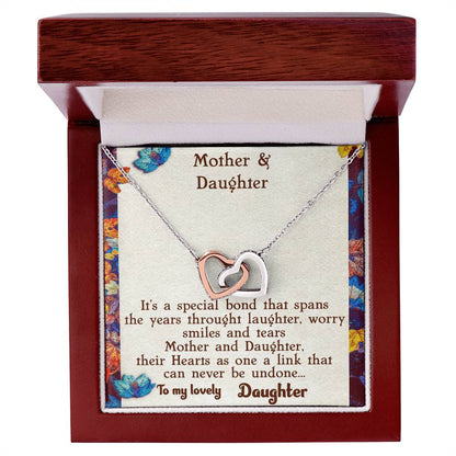 Mother & Daughter Necklace Interlocking Hearts Necklace