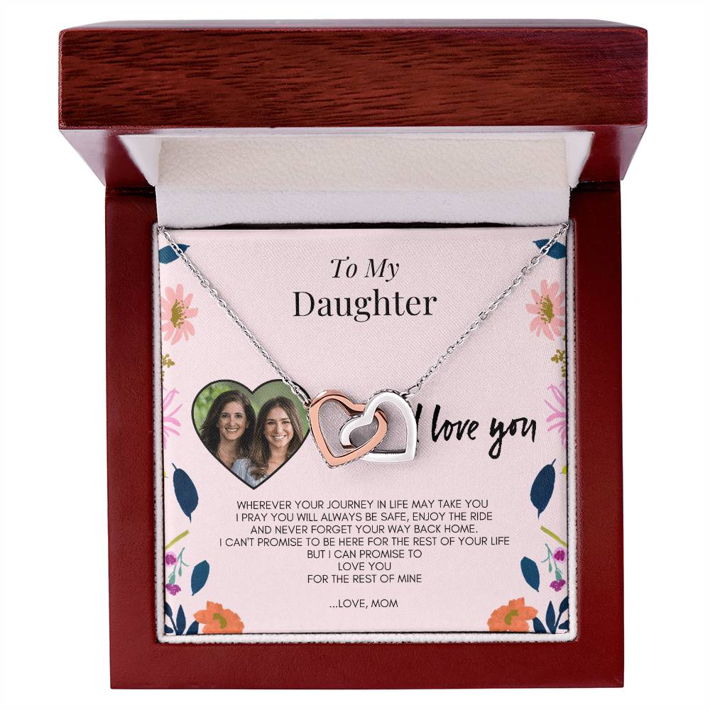 TOD189~1 Interlocking Hearts Necklace