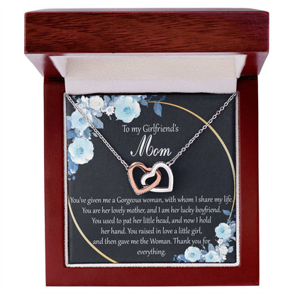 Interlocking Hearts To My Girlfriend’S Mom You’Ve Given Me A Gorgeous Woman With Whom I Share My Life Interlocking Hearts Necklace
