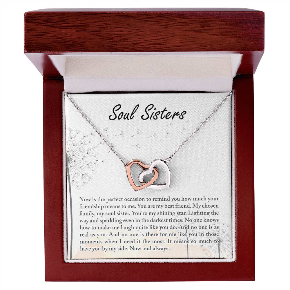 Soul Sisters - Necklace Interlocking Hearts Necklace