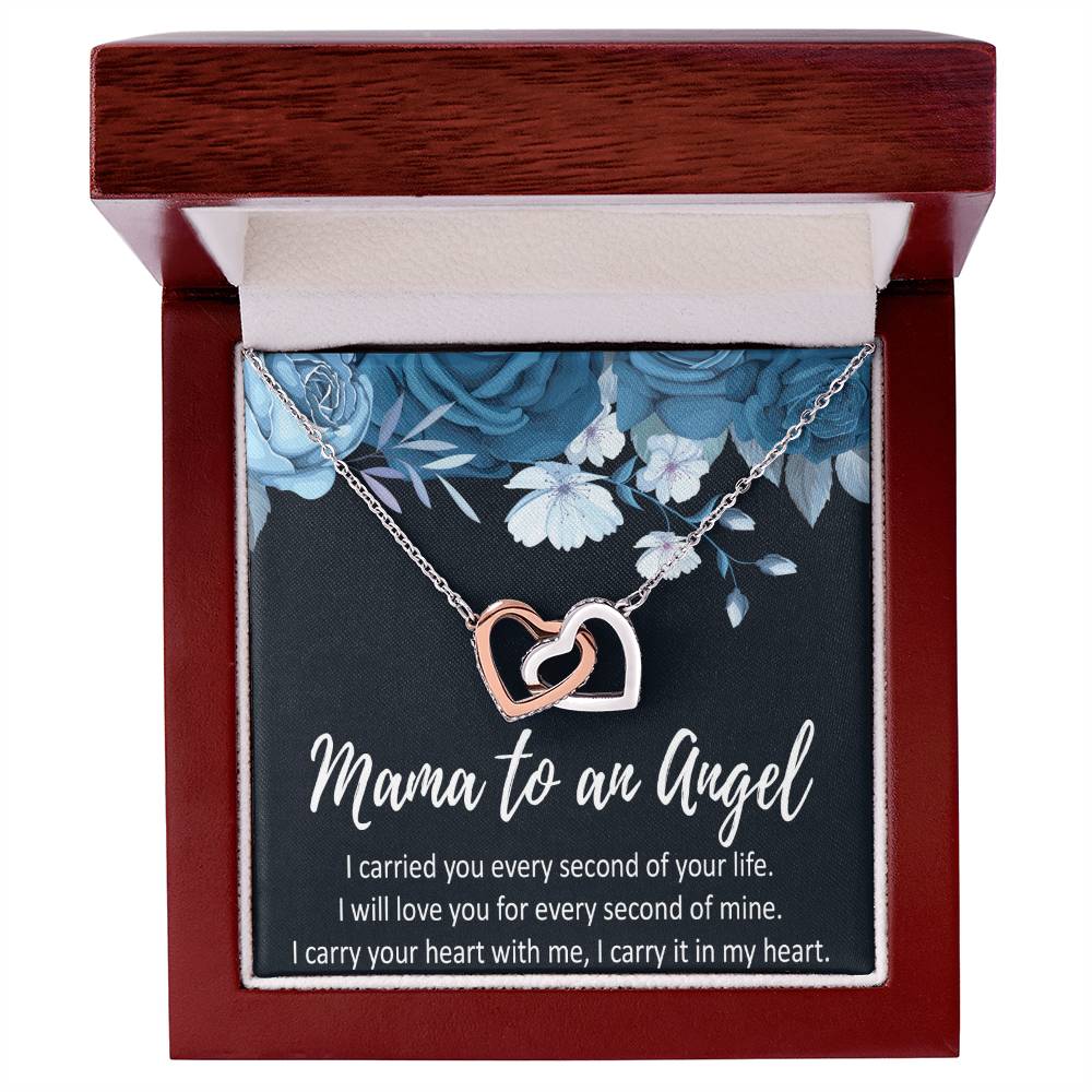 Miscarriage Necklace Gift For Moms Interlocking Hearts Necklace