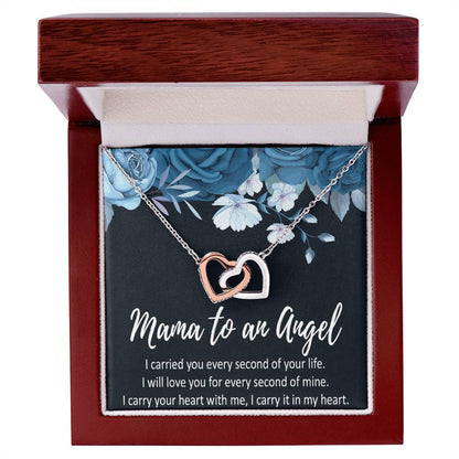 Miscarriage Necklace Gift For Moms Interlocking Hearts Necklace