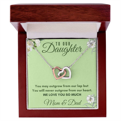 Daughter Interlocking Hearts Necklace
