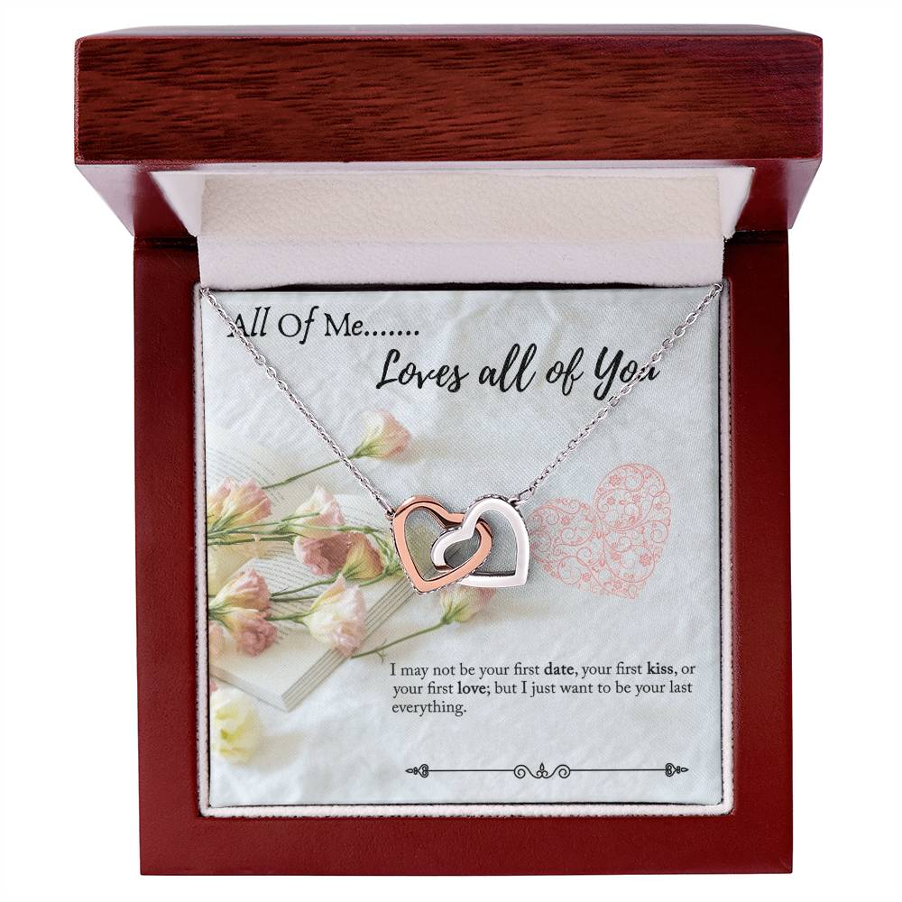 Gift For Significant Other - Gift For Wife - Gift For Girlfriend Interlocking Hearts Necklace