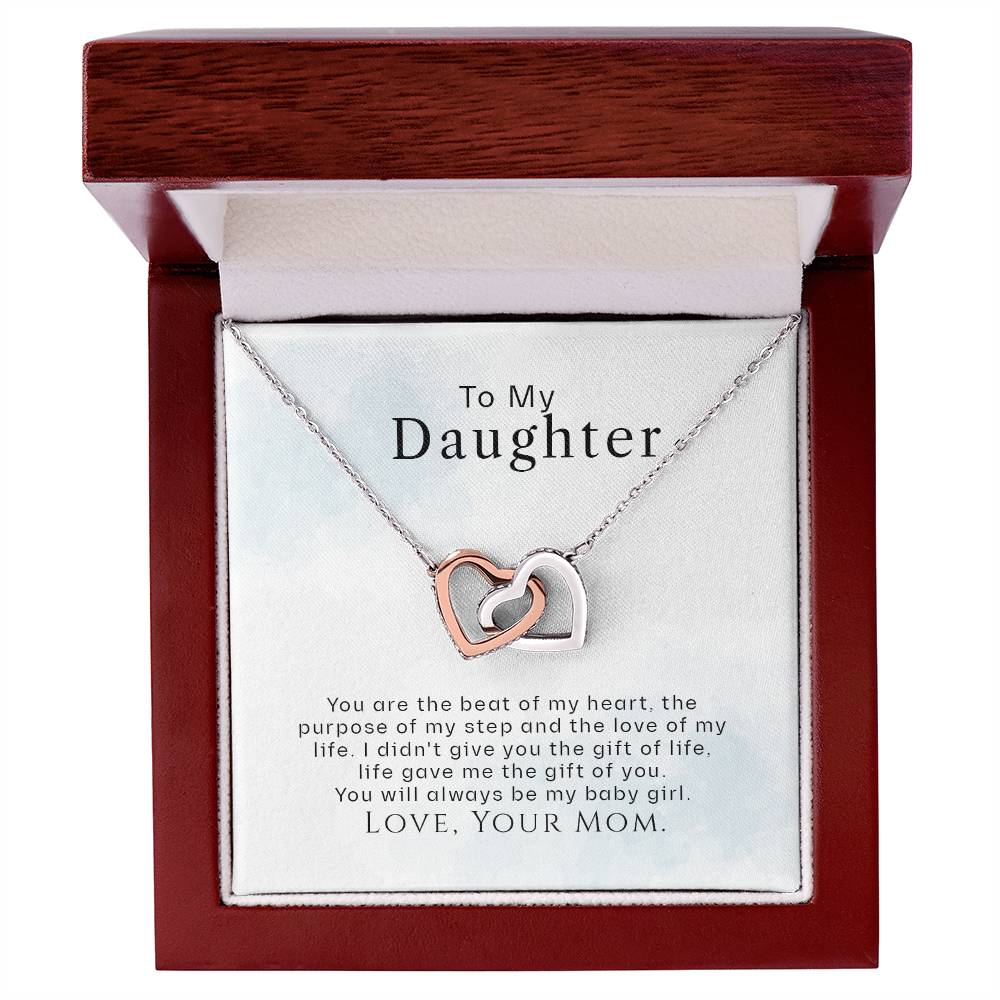 Collection Daughter - The Beat Of My Heart - Necklace Interlocking Hearts Necklace