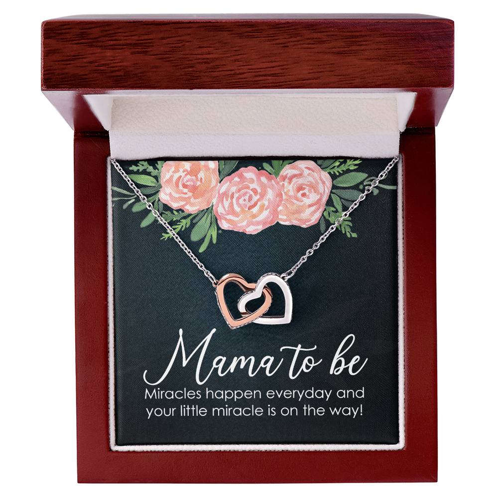 New Mom - Miracle Interlocking Hearts Necklace