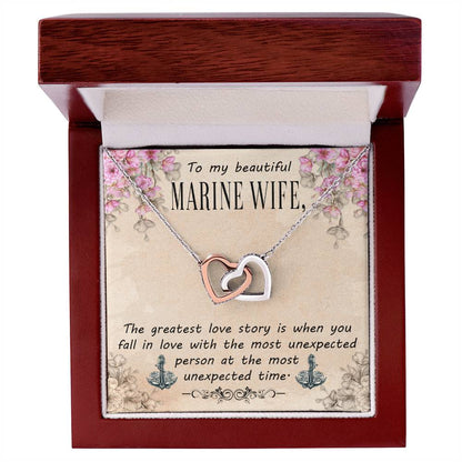 Interlocking Hearts Necklace Anniversary Gift For Wife Gift For Her From Husband Gift For Her Mothers Day Gift Valentines Day Gift Gifts For Wife Christmas Gift