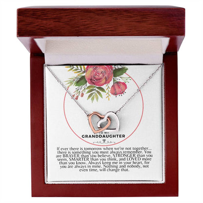 Interlocking Hearts Necklace To Granddaughter
