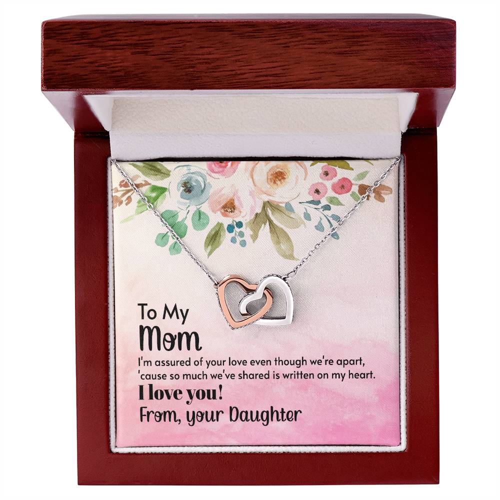 Mothers Day Gift From Daughter Son - Mother Necklace Gifts For Mom Mom Necklace Interlocking Hearts Interlocking Hearts Necklace