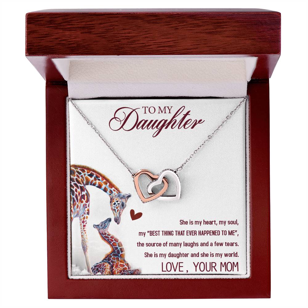 TOC058~1 Interlocking Hearts Necklace