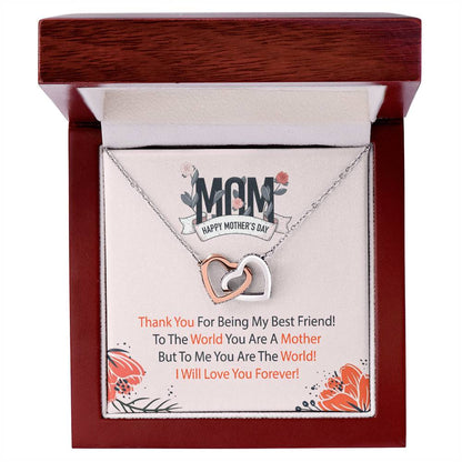 The Perfect Mother'S Day Gift. Interlocking Hearts Necklace