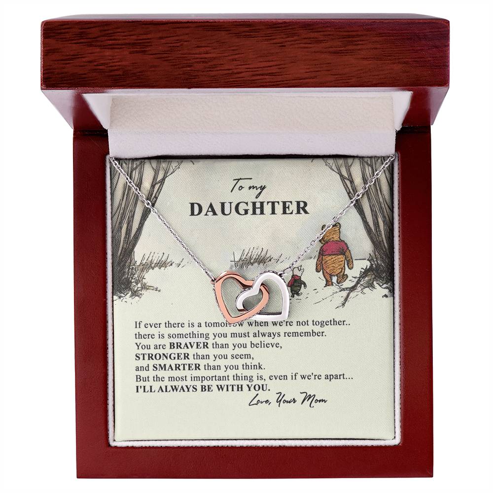 Interlocking Heart Necklace For Daughter Interlocking Hearts Necklace