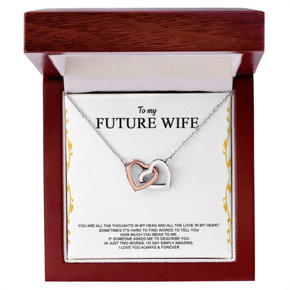 Interlocking Hearts Necklace For Your Future Wife
