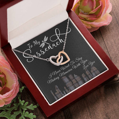 To My Sassenach - Interlocking Heart Interlocking Hearts Necklace