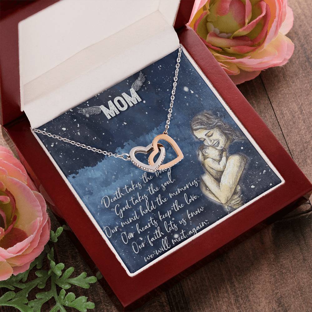 Mothers Day Gift From Daughter Son - Mother Necklace Gifts For Mom Mom Necklace Interlocking Hearts Interlocking Hearts Necklace