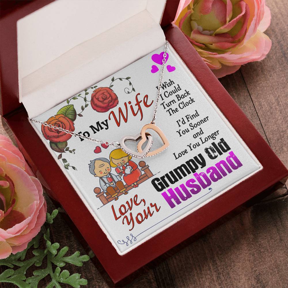 Old Man'S Wife - Interlocking Heart Necklace Interlocking Hearts Necklace