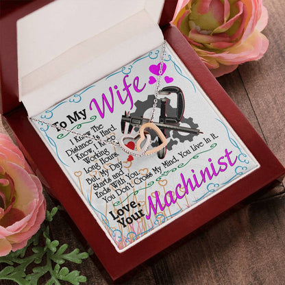 Machinist'S Wife - Interlocking Heart Necklace Interlocking Hearts Necklace
