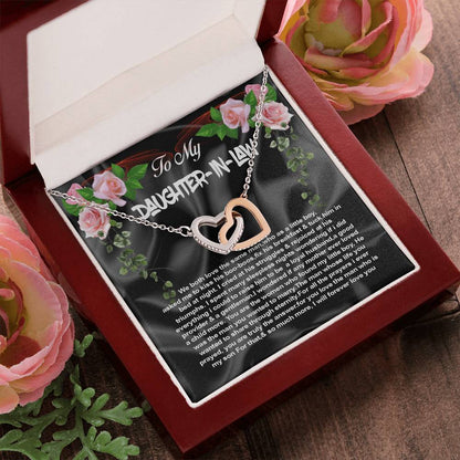 Daughter-In-Law Interlocking Hearts Necklace