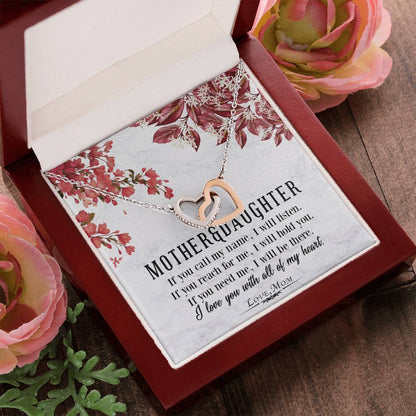 Mother & Daughter- Interlocking Hearts Interlocking Hearts Necklace