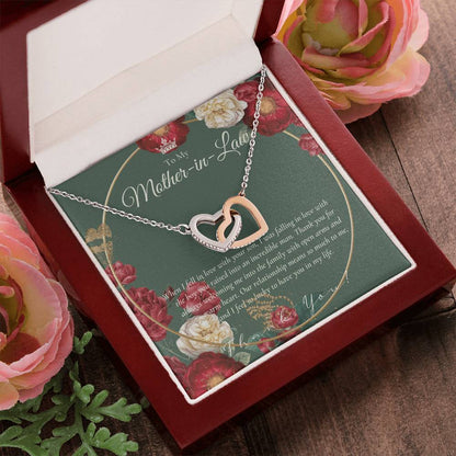 Mother In Law Gift Mom In Law Jewelry Mother'S Day Gift For Mother-In-Law Gift For Mother In Law Mother-In-Law Necklace Interlocking Hearts Necklace