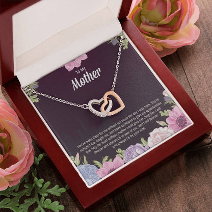 Interlocking Hearts Necklace For Mother