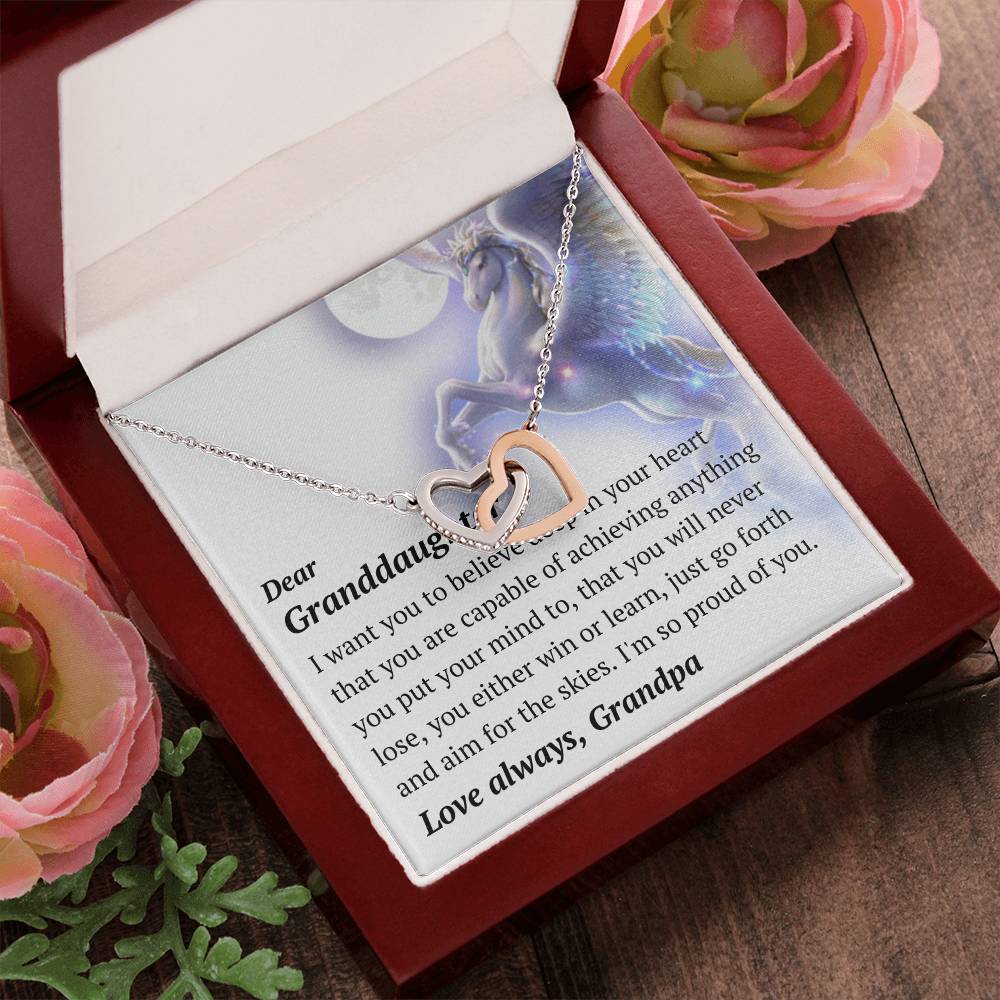 Pegasus Necklace From Grandpa Interlocking Hearts Necklace