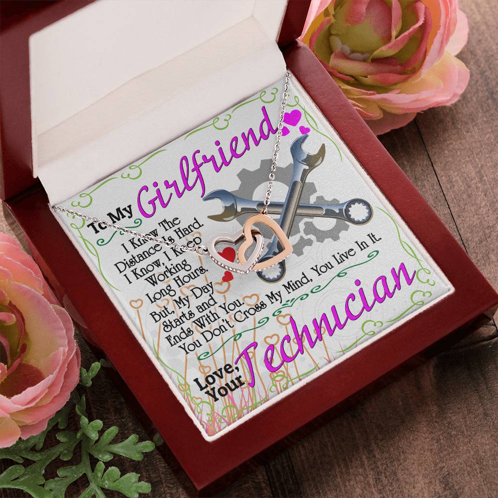 Technician'S Girlfriend - Interlocking Heart Necklace Interlocking Hearts Necklace