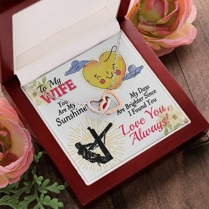 Lineman'S Wife - Interlocking Heart Necklace Interlocking Hearts Necklace