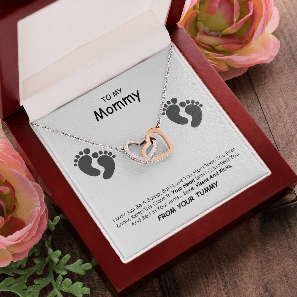 To My Mom-Personalized Gift For Mom Mothers Day Gift Necklace For Mom Mother'S Day Gift Gifts For Mom Mom Necklace To My Mom Best Mom Interlocking Hearts Necklace