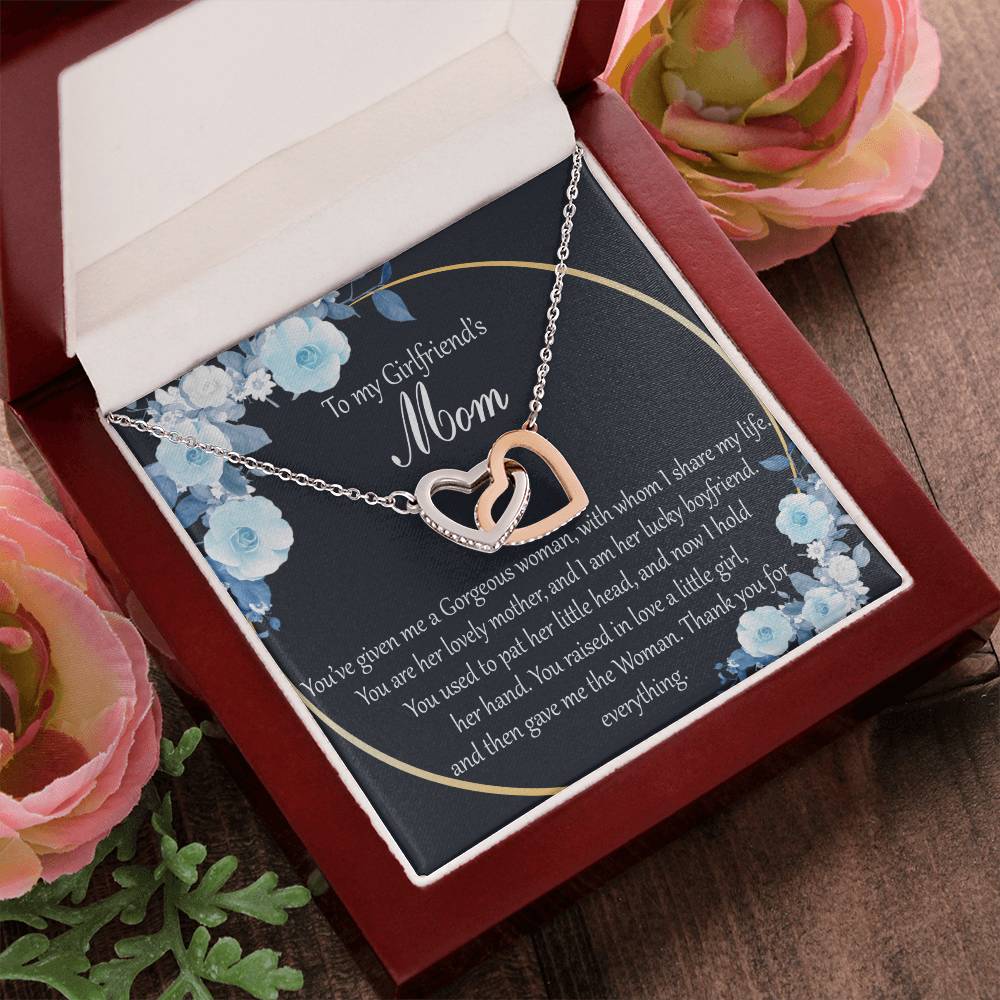 Interlocking Hearts To My Girlfriend’S Mom You’Ve Given Me A Gorgeous Woman With Whom I Share My Life Interlocking Hearts Necklace