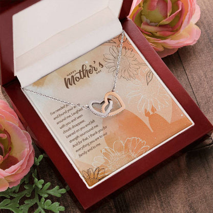 Special Edition Thank You For Everything - Happy Mothers Day Interlocked Hearts Necklace Tm2V5 Interlocking Hearts Necklace