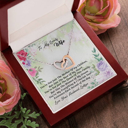 Love Your Husband Lathan Interlocking Hearts Necklace