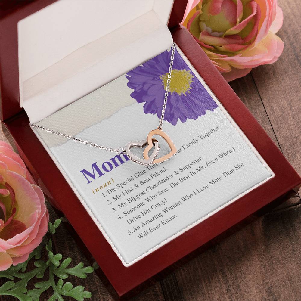 The Perfect Mother'S Day Gift. Interlocking Hearts Necklace