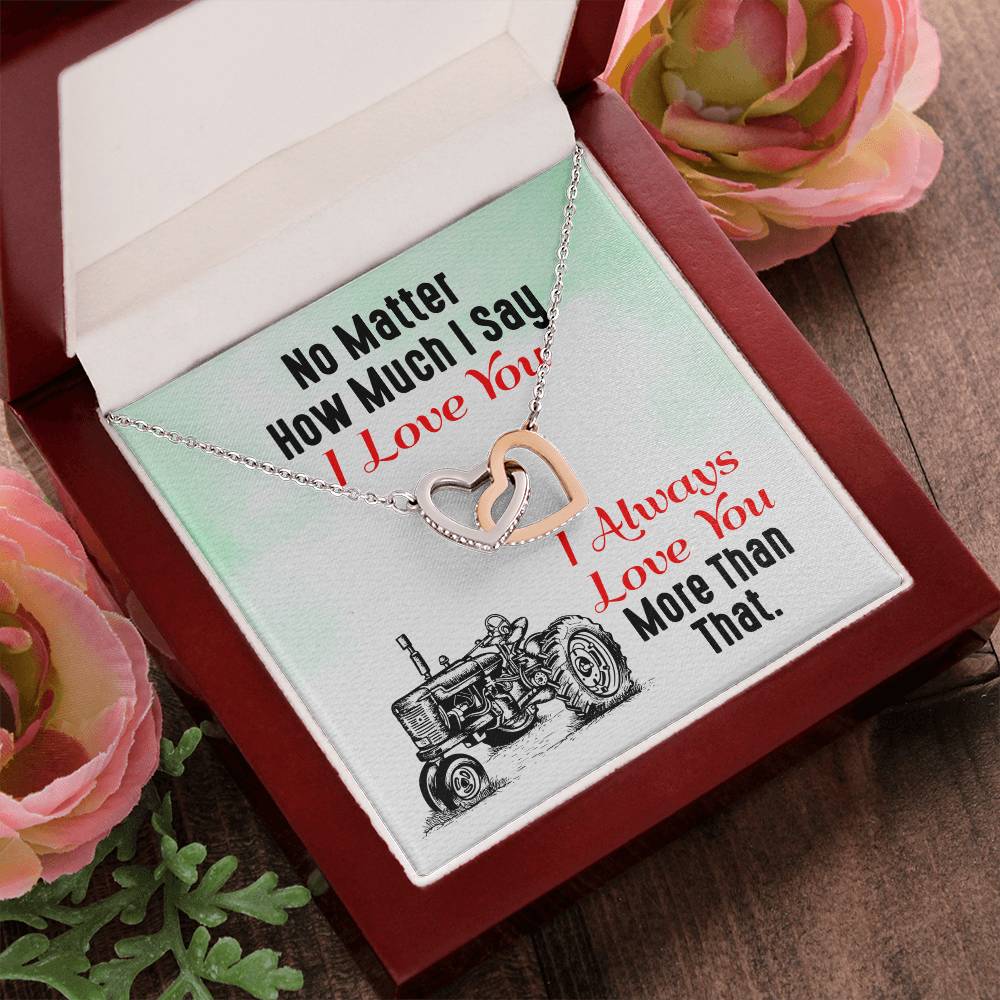 Farmer'S Girlfriend- Interlocking Heart Necklace Interlocking Hearts Necklace