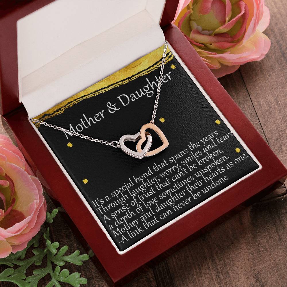 Mother & Daughter Interlocking Hearts Interlocking Hearts Necklace