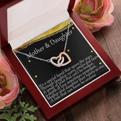 Mother & Daughter Interlocking Hearts Interlocking Hearts Necklace